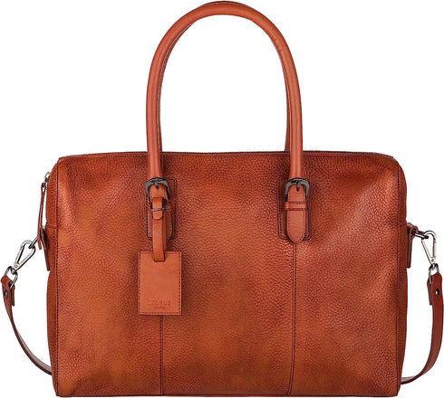 CEDRUS LAPTOP BAG TOP GRAIN LEATHER BRIEFCASE