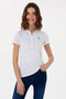 Uspa White Basic Polo Shirt