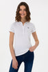 Uspa White Basic Polo Shirt