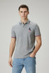 RALPH LAUREN USA FLAG LOGO GREY POLO CLASSIC FIT