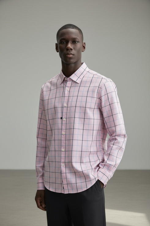 ZARA CHECK SHIRT SLIM FIT