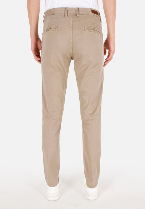 Colin’s Slim Fit Mid-Waist Straight Leg Men's Beige