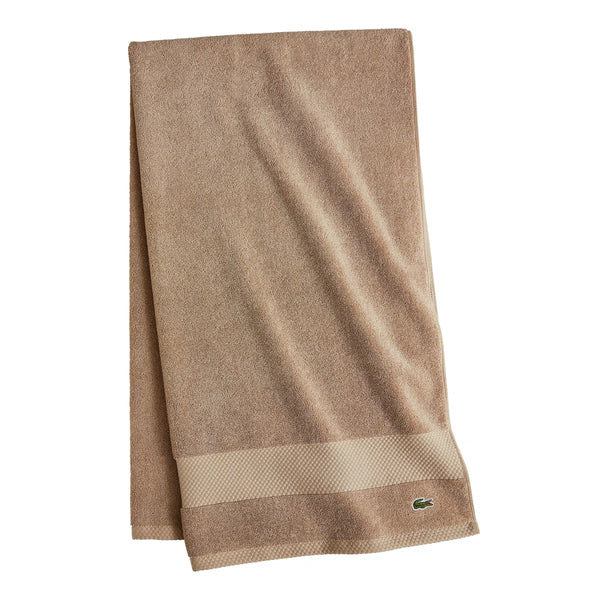 Lacoste Heritage 30X54 Cotton Bath Towel, 100% Supima Cotton, Micro-Fresh® Anti-Microbial
