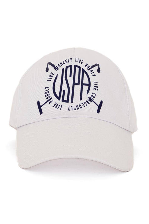 USPA MEN'S WHITE CAP