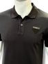 PRADA Pique Polo Black