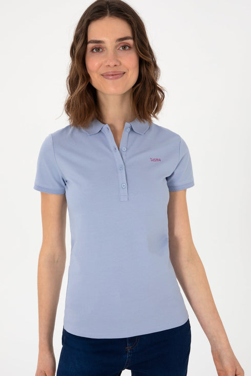 Uspa Light Blue Basic Polo Shirt