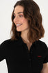 Uspa Black Basic Polo shirt