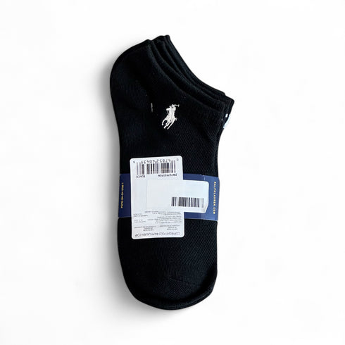 Ralph Lauren Black Low Cut Socks Pack Of 6