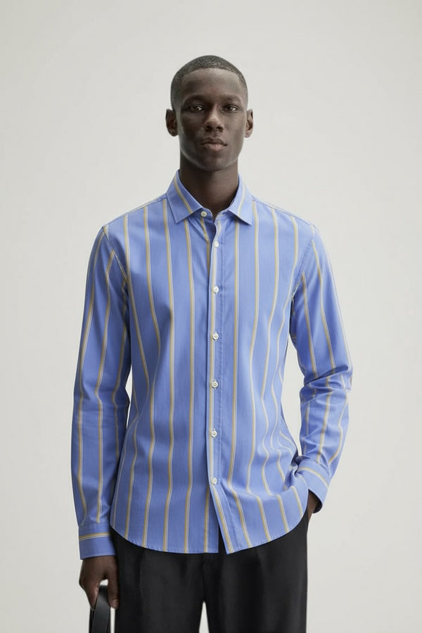 ZARA MAN STRIPE SHIRT SLIM FIT