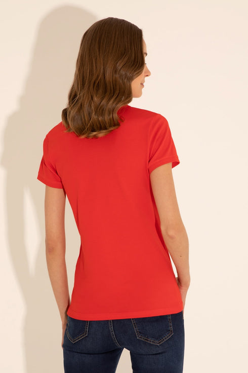USPA RED BASIC POLO SHIRT
