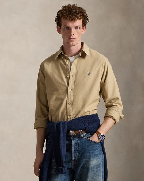 Ralph Lauren Custom Fit Garment-Dyed Oxford Shirt