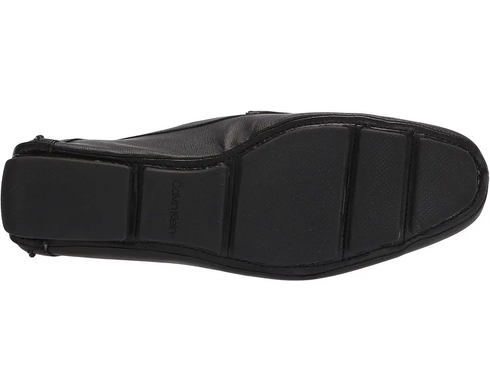Calvin Klein Magnus Men's Slip-On Loafer in Black Weave Emboss