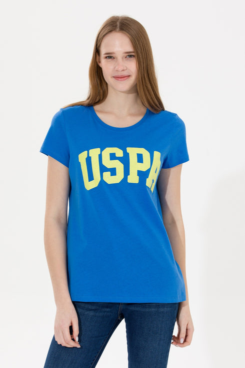 U.S POLO ASSN BLUE CREW NECK T.SHIRT