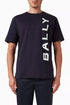 Bally T-Shirt Cotton Black Slim-Fit