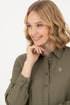 USPA KHAKI COTTON SHIRT