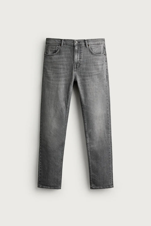 ZARA BASIC SLIM FIT LIGHT GREY JEANS