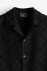 H&M REGULAR FIT CROCHET-LOOK RESORT SHIRT