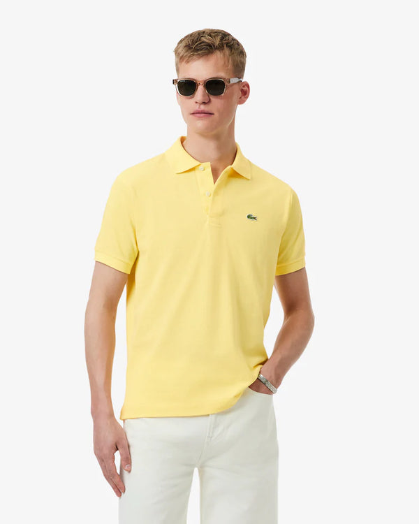 Lacoste Pique Polo Shirt Yellow