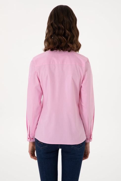 USPA PINK COTTON SHIRT