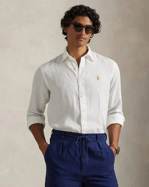 Ralph Lauren Button Down Shirt Slim Fit White