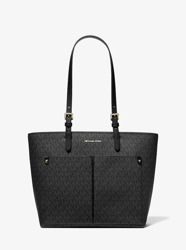 Michael Kors Jet Set Medium Logo Pocket Tote Bag