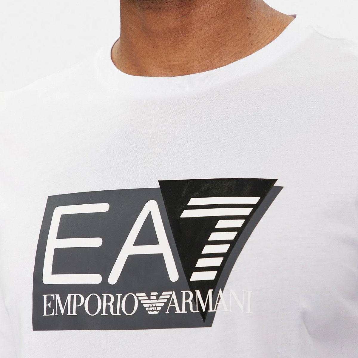 Emporio Armani VISIBILITY STRETCH-COTTON JERSEY, SHORT-SLEEVED T-SHIRT WHITE