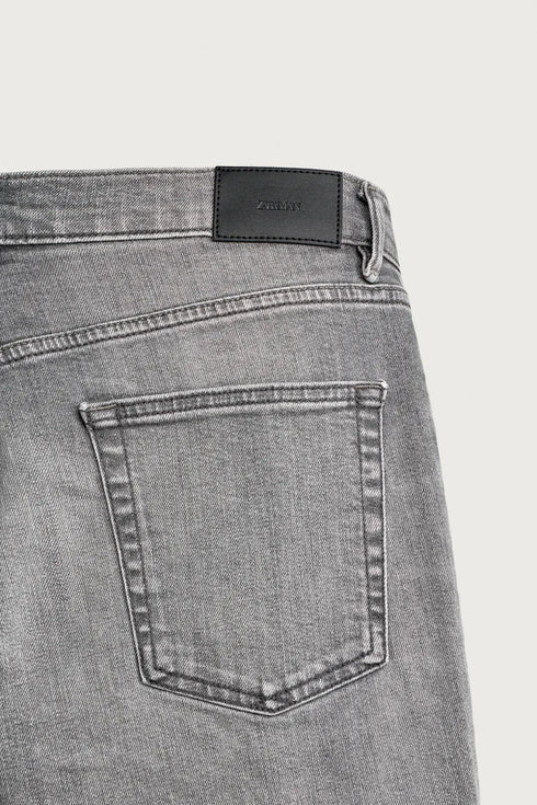 ZARA BASIC SLIM FIT LIGHT GREY JEANS