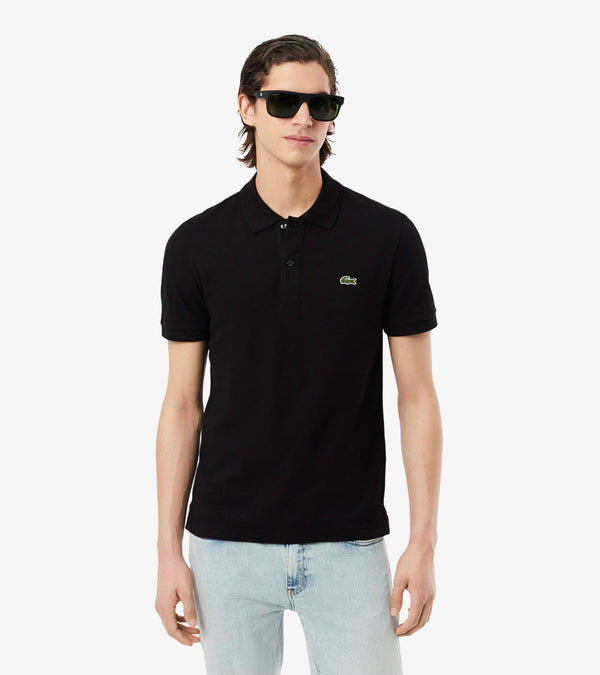 Lacoste Classic Fit Piqué Polo Shirt Black