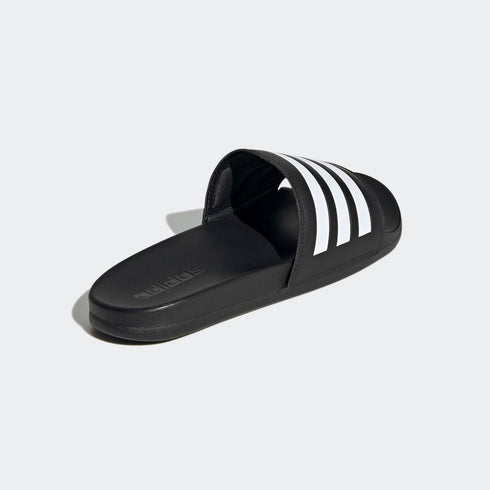 Adidas Stripes Adilette Comfort Slides Black & White