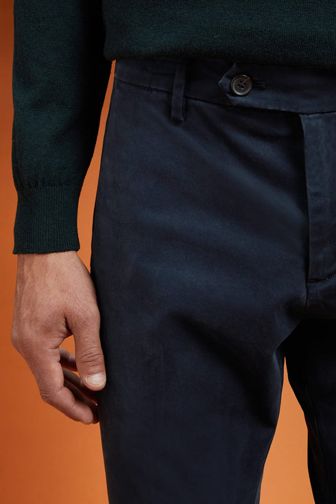Doppel Ganger Men's classic twill chinos in a perfect fit