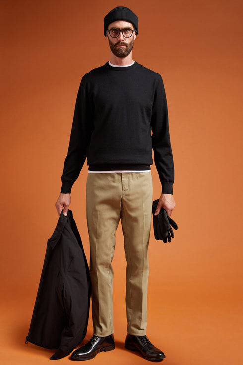 Doppel Ganger Men's classic twill chinos in a perfect fit