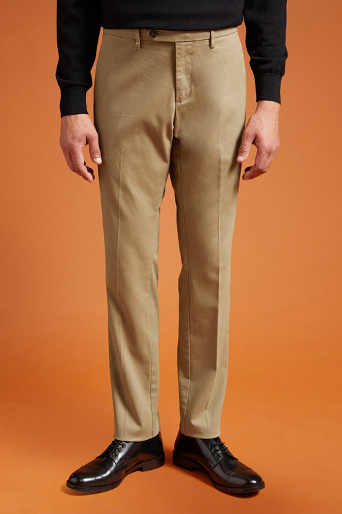Doppel Ganger Men's classic twill chinos in a perfect fit