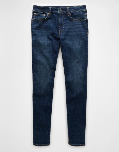 American Eagle Men Blue AirFlex+ Athletic Slim Jeans