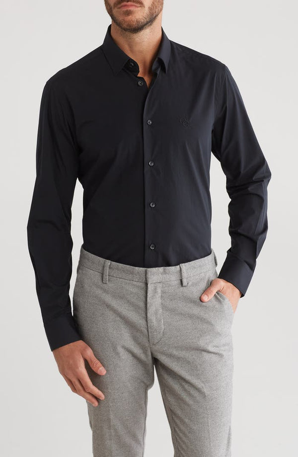 Cavalli Class Slim Fit Cotton Dress Shirt
