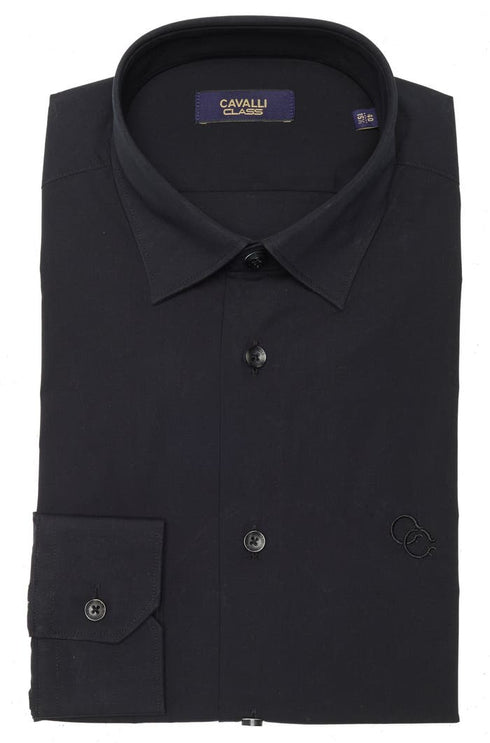 Cavalli Class Slim Fit Cotton Dress Shirt