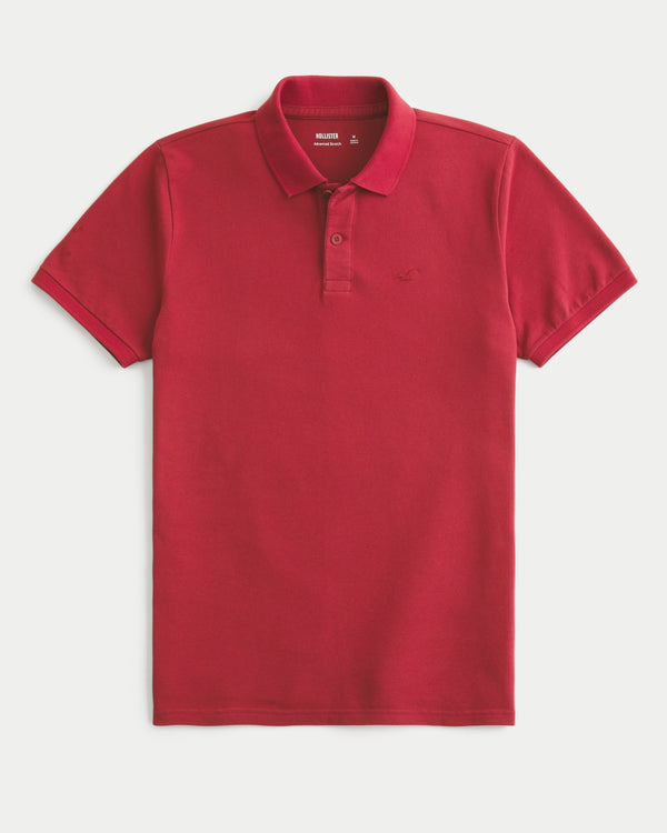 HOLLISTER ICON POLO RED