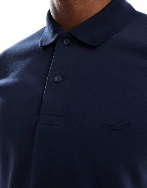 HOLLISTER ICON POLO NAVY BLUE