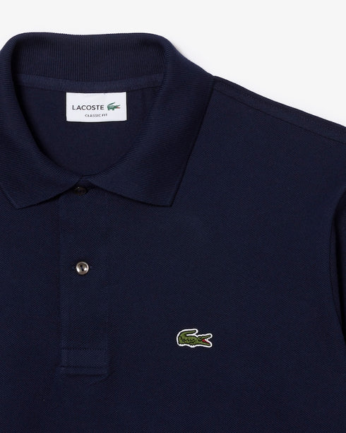 Lacoste Classic Fit Piqué Polo Shirt Navy