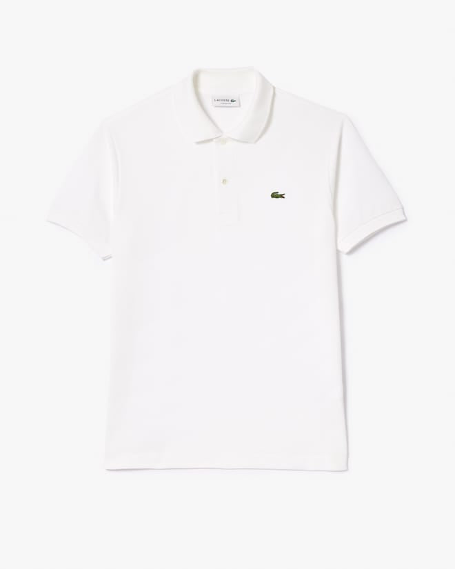 Lacoste Classic Fit Piqué Polo Shirt White