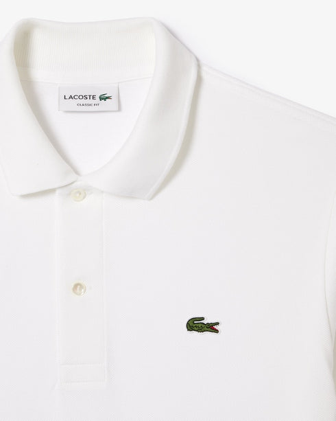 Lacoste Classic Fit Piqué Polo Shirt White