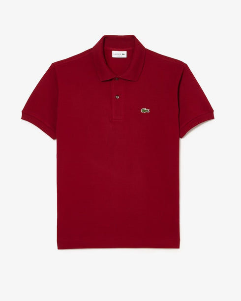 Lacoste Classic Fit Piqué Polo Shirt Maroon