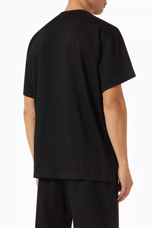 BURBERRY Dezi Logo-Embroidered Cotton-Jersey T.Shirt