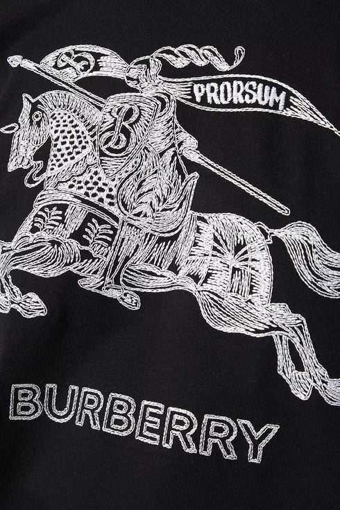 BURBERRY Dezi Logo-Embroidered Cotton-Jersey T.Shirt