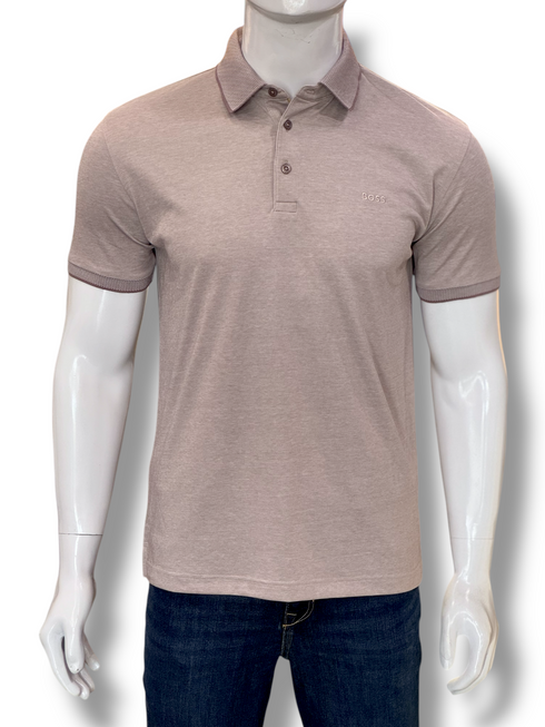 Boss Logo-Embroidered Soft Cotton Polo Shirt