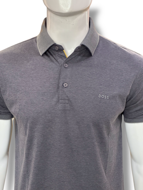 Boss Logo-Embroidered Soft Cotton Polo Shirt