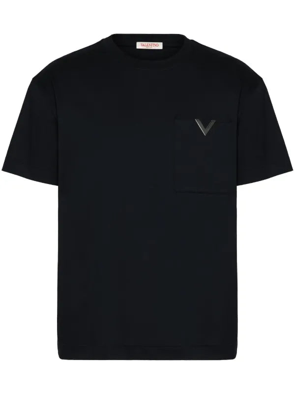 Valentino Garavani Metallic V Detail T-Shirt
