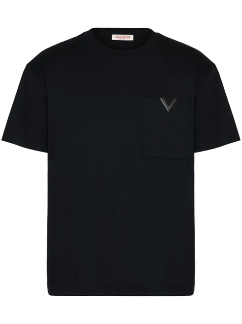 Valentino Garavani Metallic V Detail T-Shirt