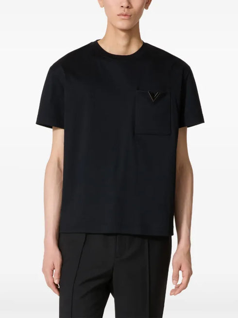 Valentino Garavani Metallic V Detail T-Shirt