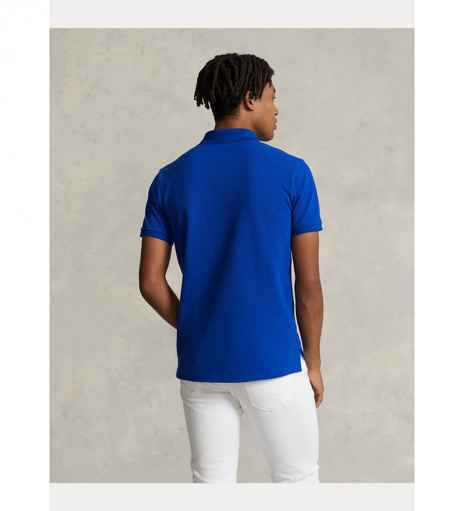 Ralph Lauren Small Pony Mesh Polo Shirt (Custom SlimFit) Royal Blue