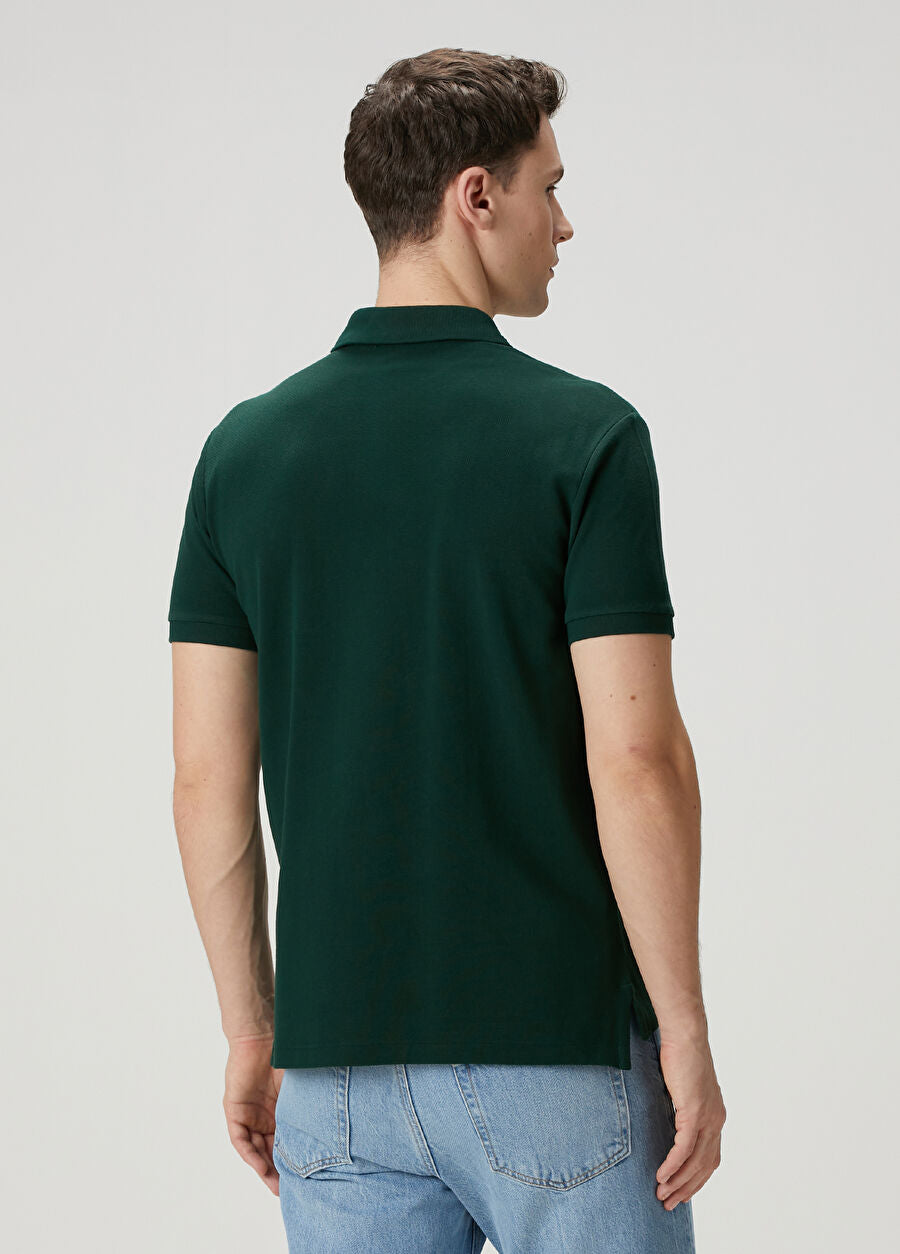 Ralph Lauren Small Pony Mesh Polo Shirt (Custom SlimFit) Dark Green